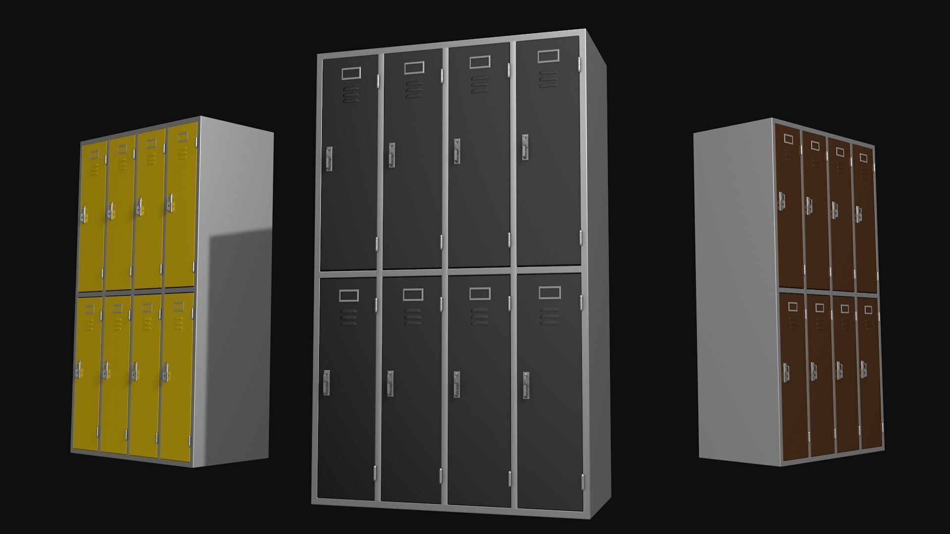 Cupboard Garage furniture R5 3D model_4
