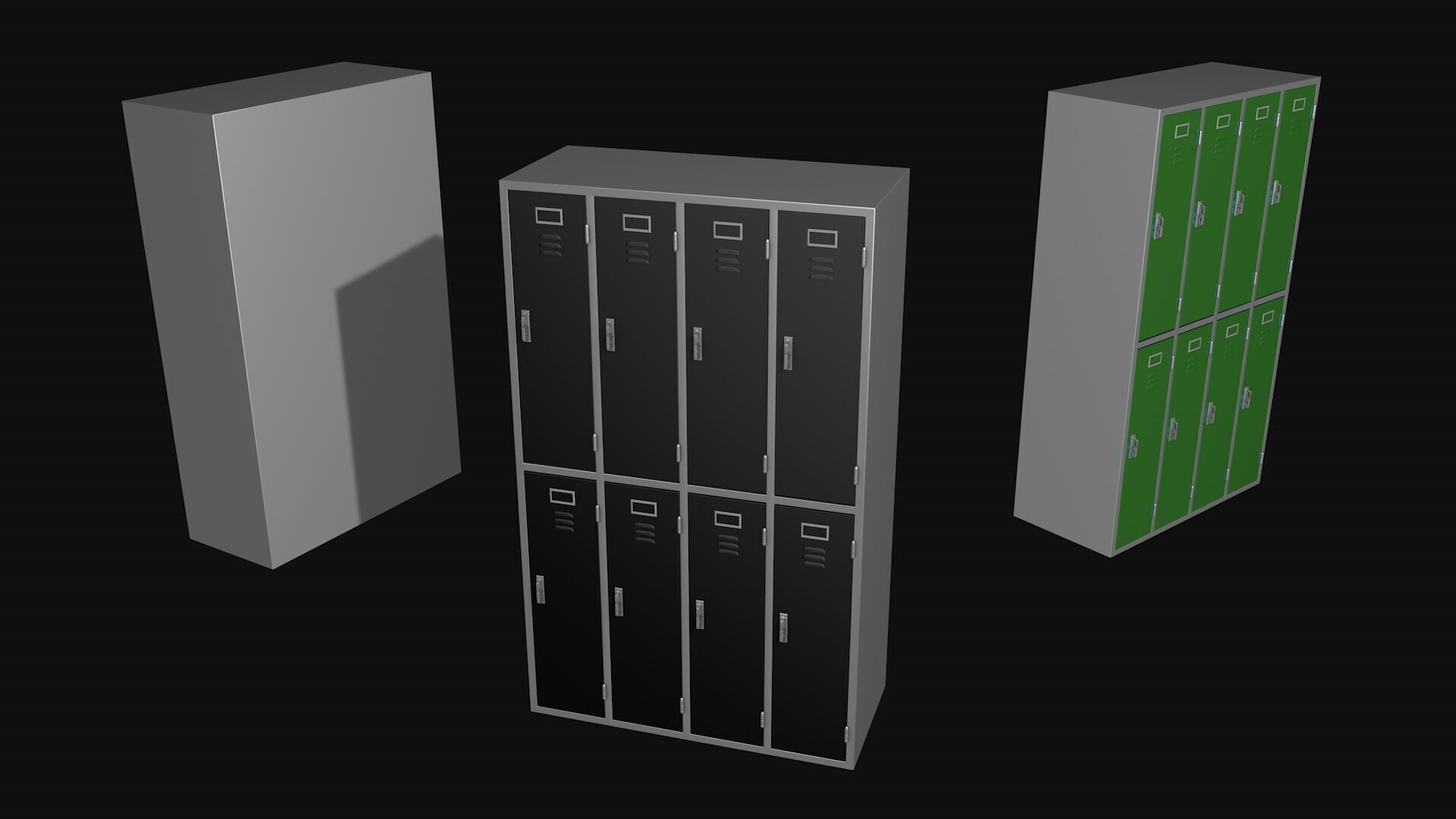 Cupboard Garage furniture R5 3D model_3