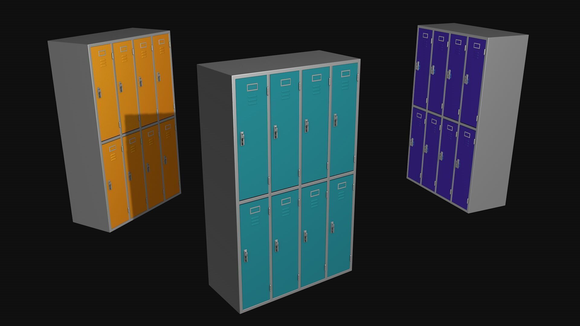 Cupboard Garage furniture R5 3D model_2