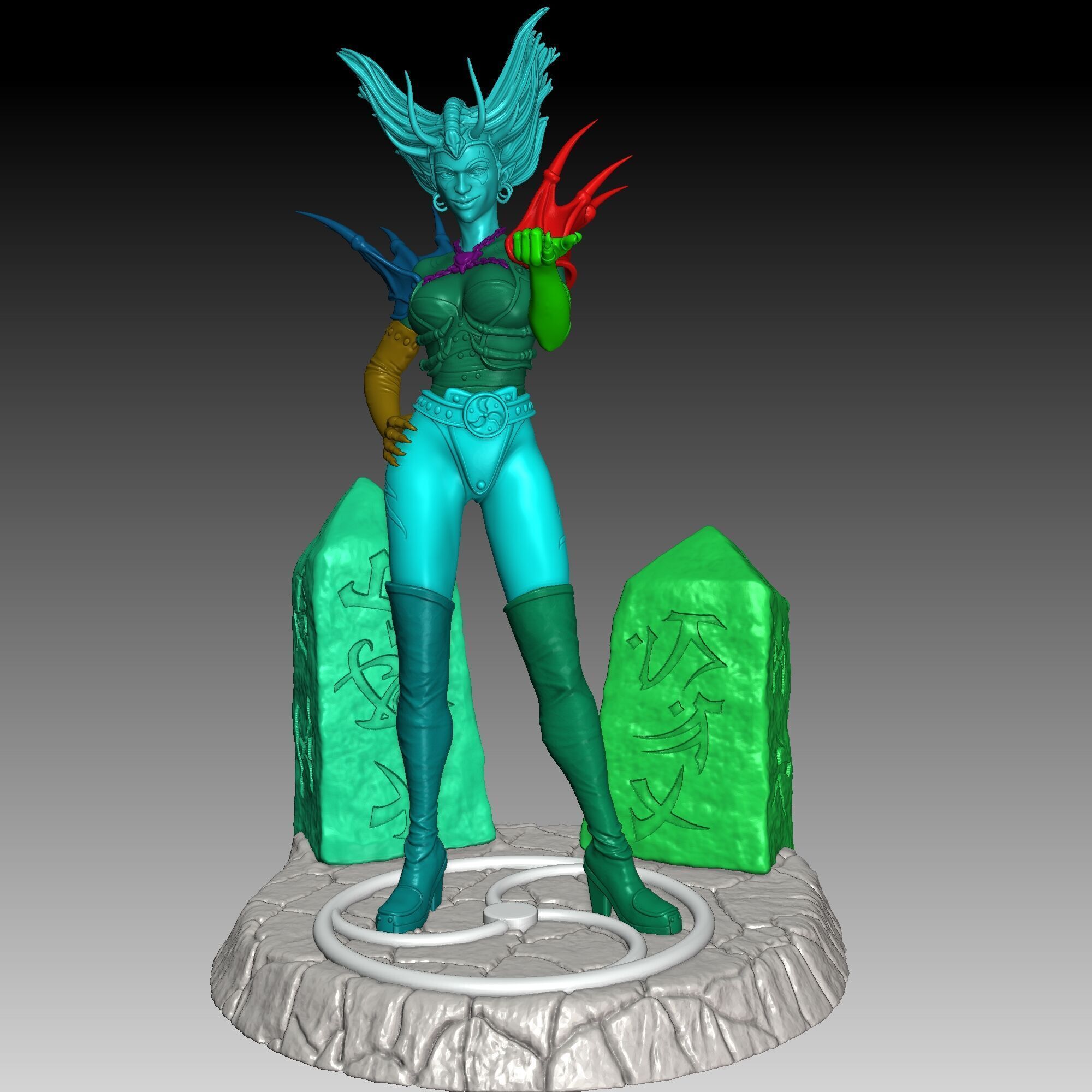 Hecubah from Nox  3D print model_4