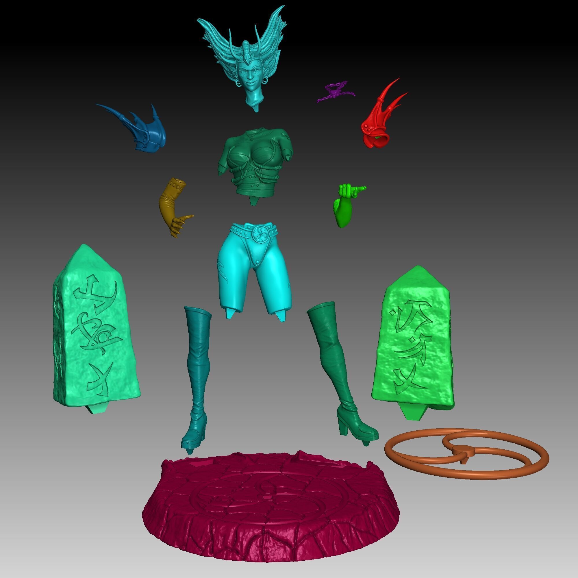 Hecubah from Nox  3D print model_6