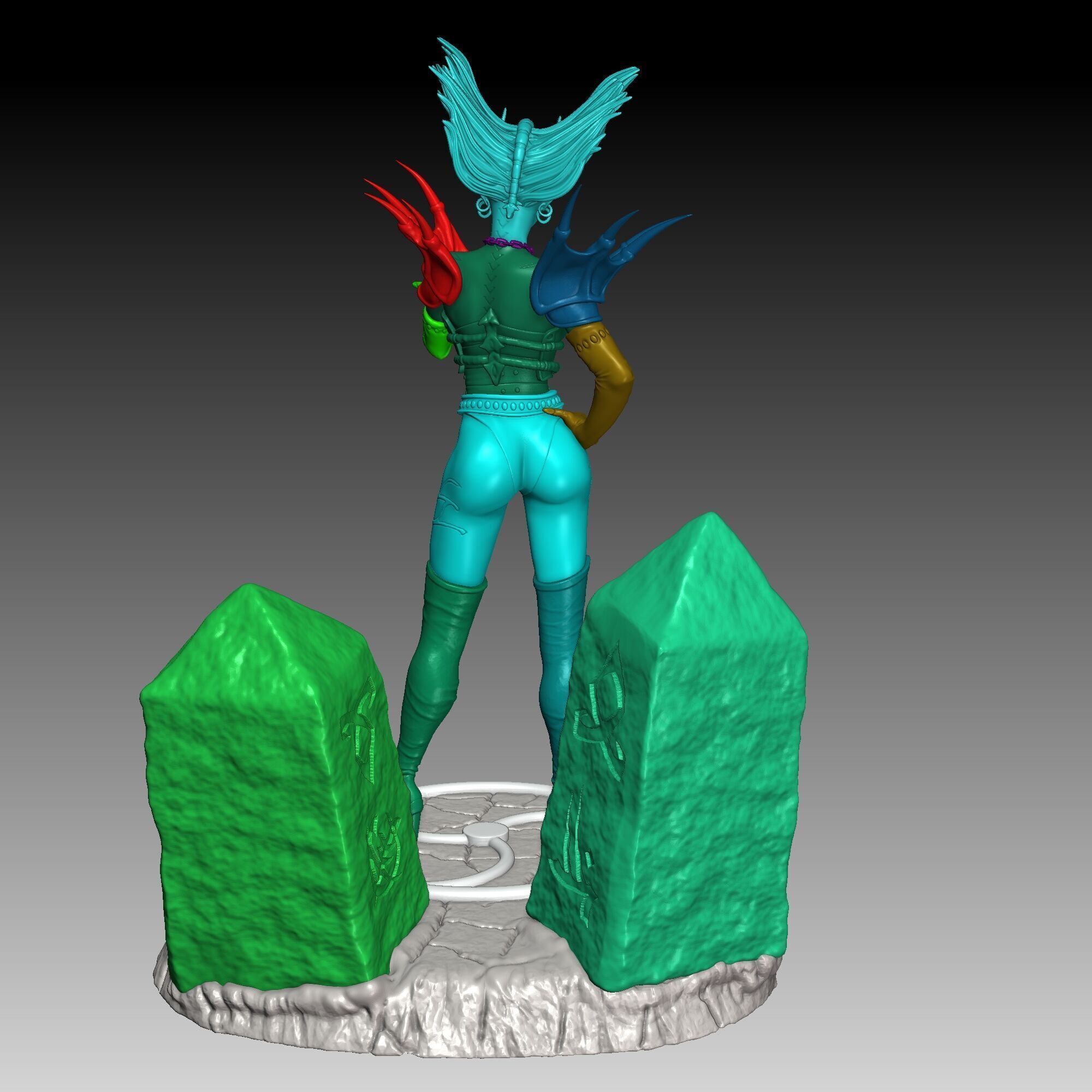 Hecubah from Nox  3D print model_5