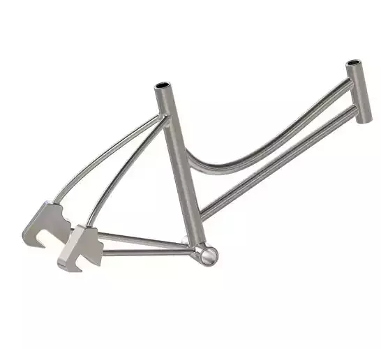 Premium Ladies Bicycle Frame 3D print model