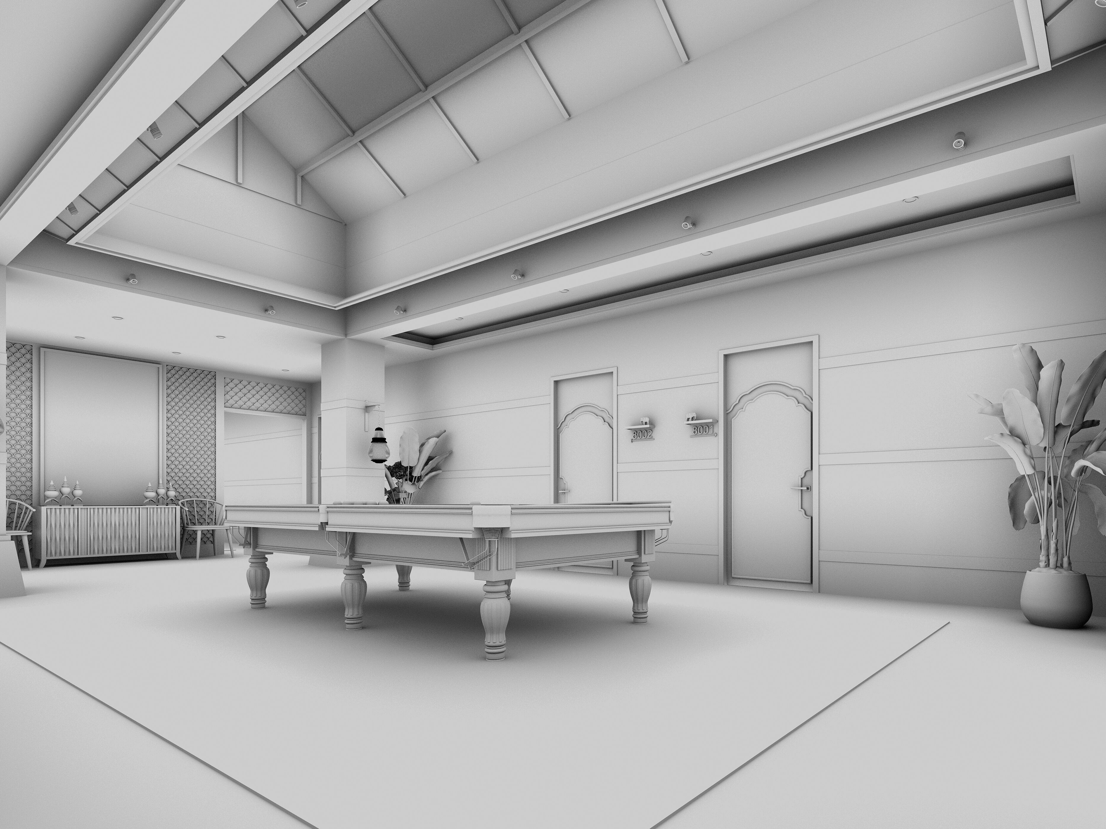 Living room 3D model_9