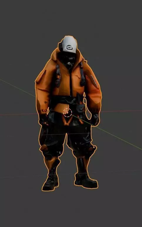 CYBER Boy  3D model_0