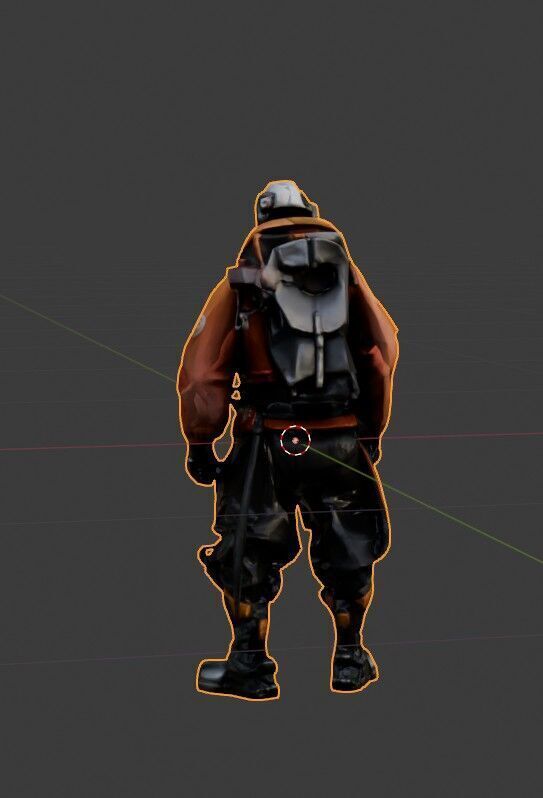 CYBER Boy  3D model_2