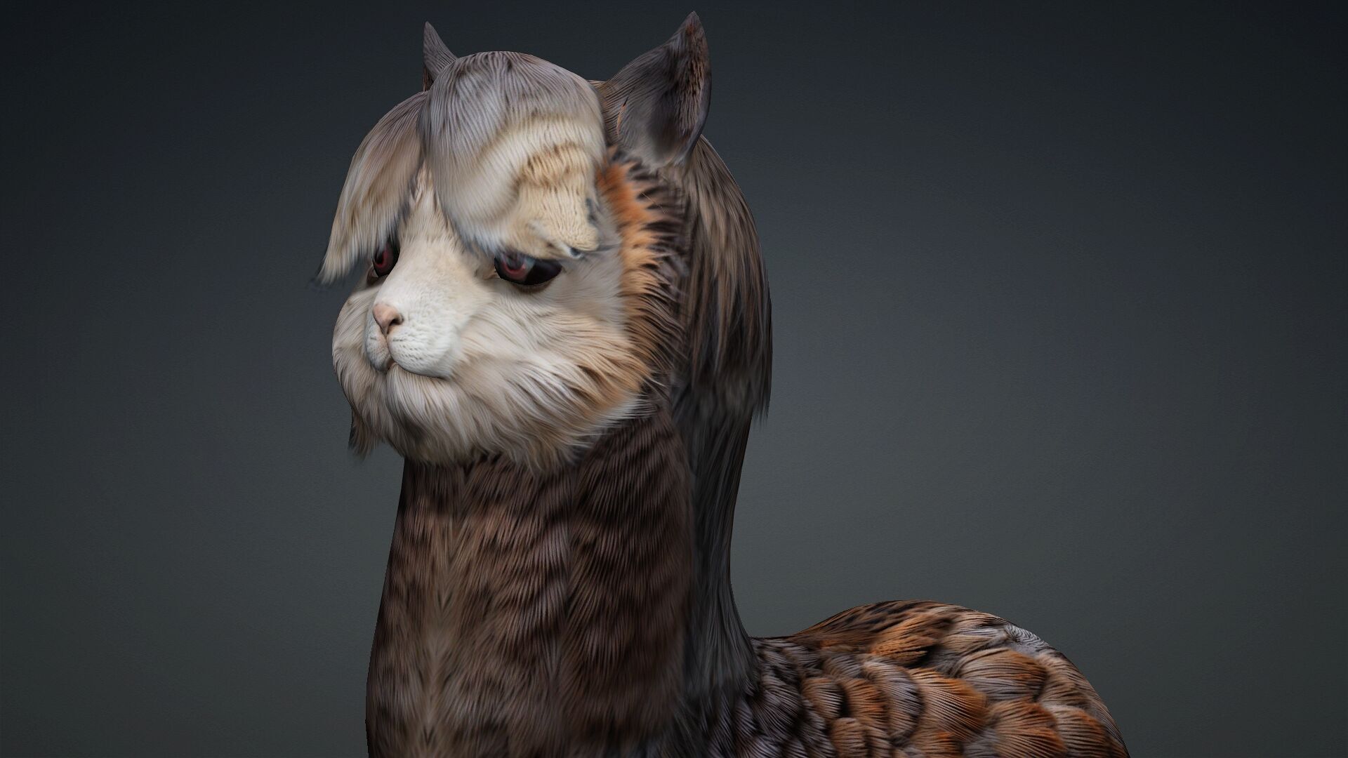 Alpaca-A3 3D model_12