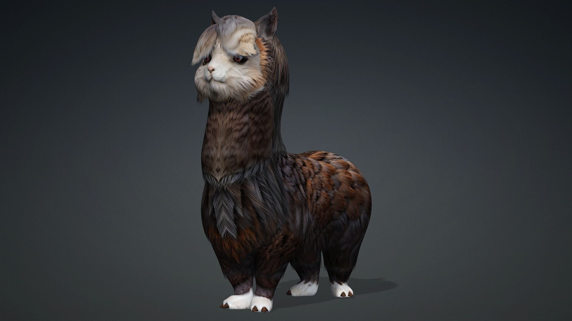 Alpaca-A3 3D model_8