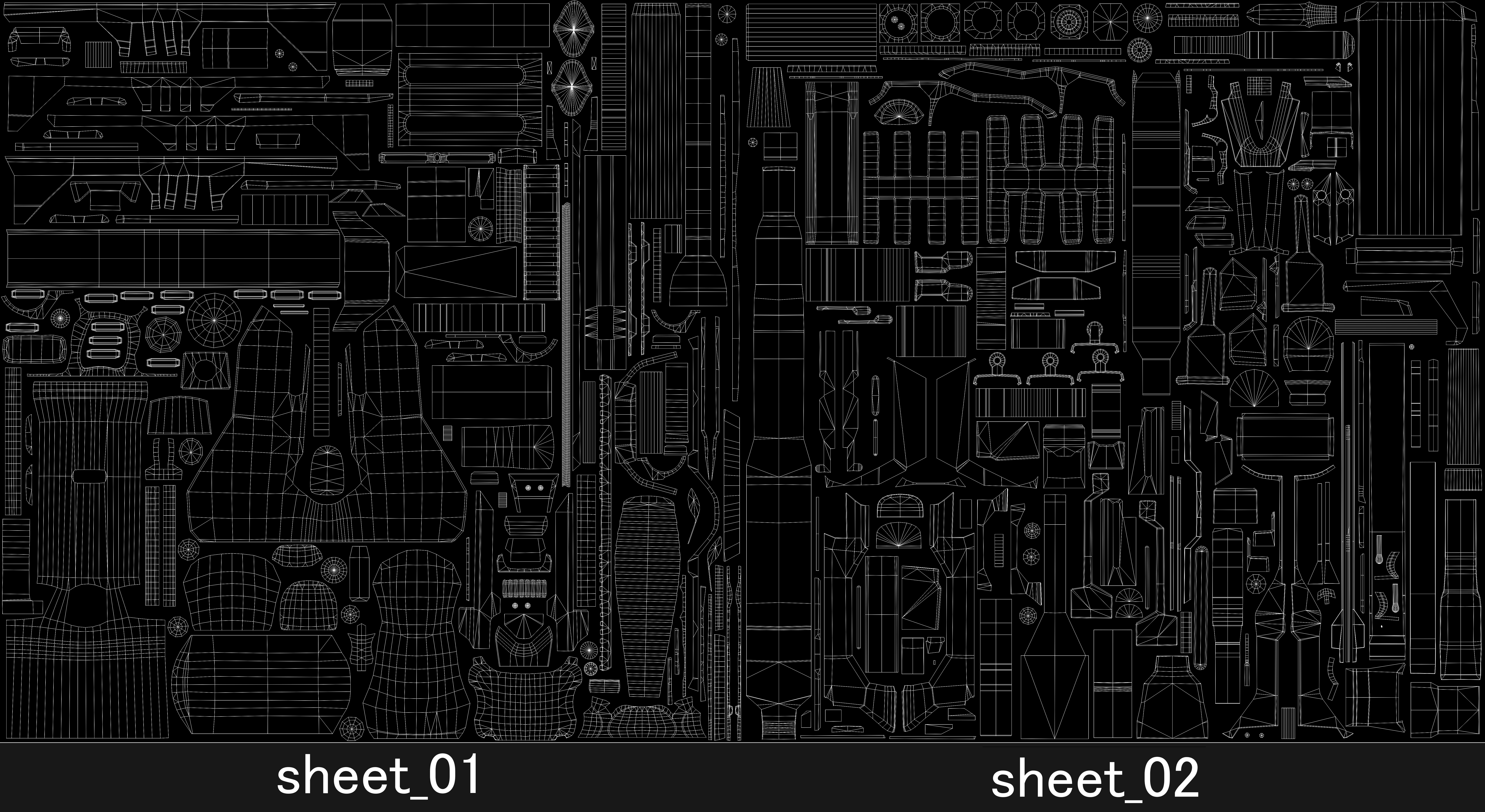 Sci-fi Gun Low-poly 3D model_8