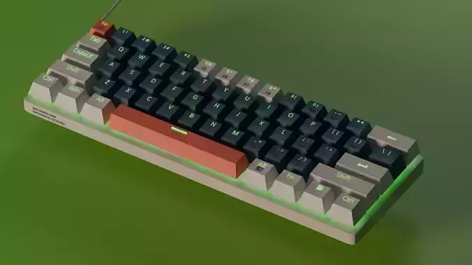 Mechanical Keybord Free 3D model