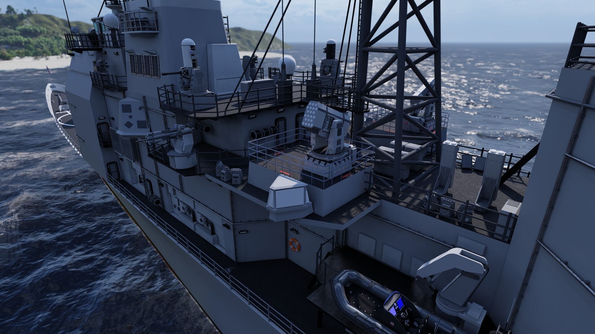 Ticonderoga class cruiser 3D model_10