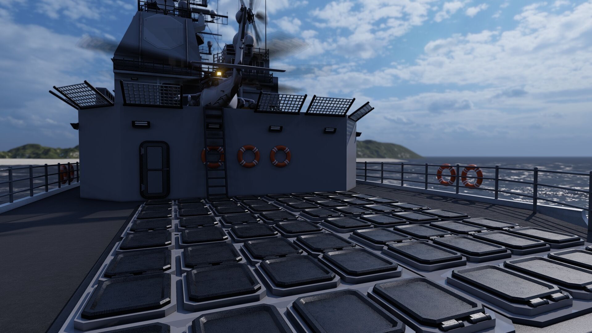 Ticonderoga class cruiser 3D model_13