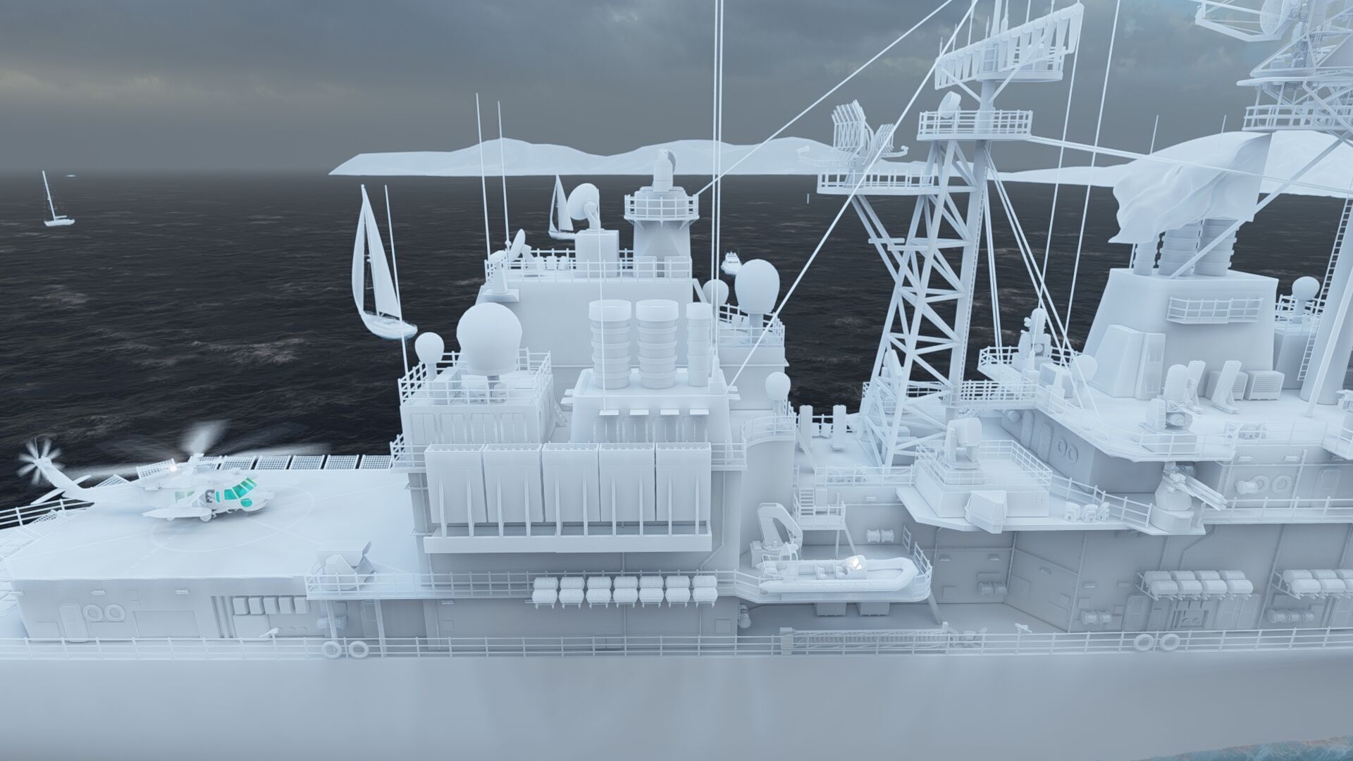 Ticonderoga class cruiser 3D model_31