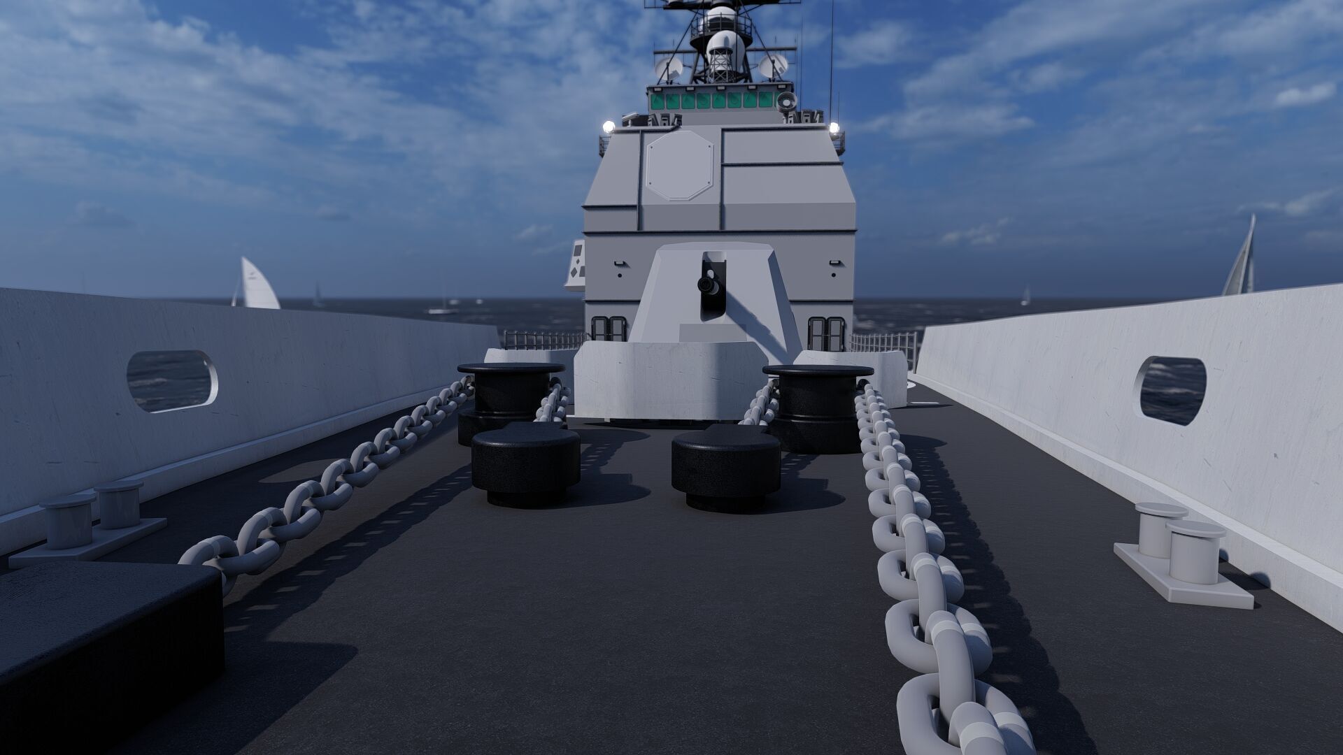 Ticonderoga class cruiser 3D model_6