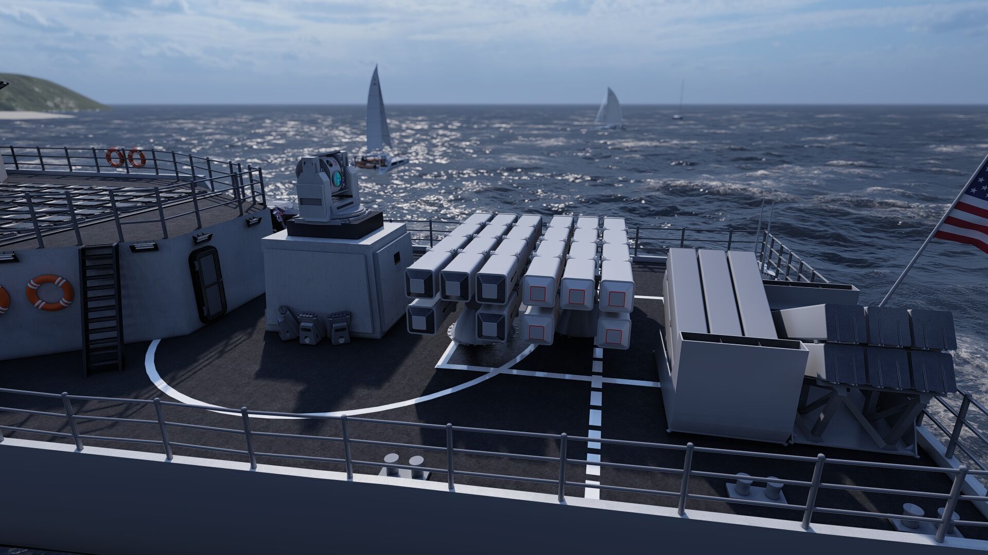 Ticonderoga class cruiser 3D model_11