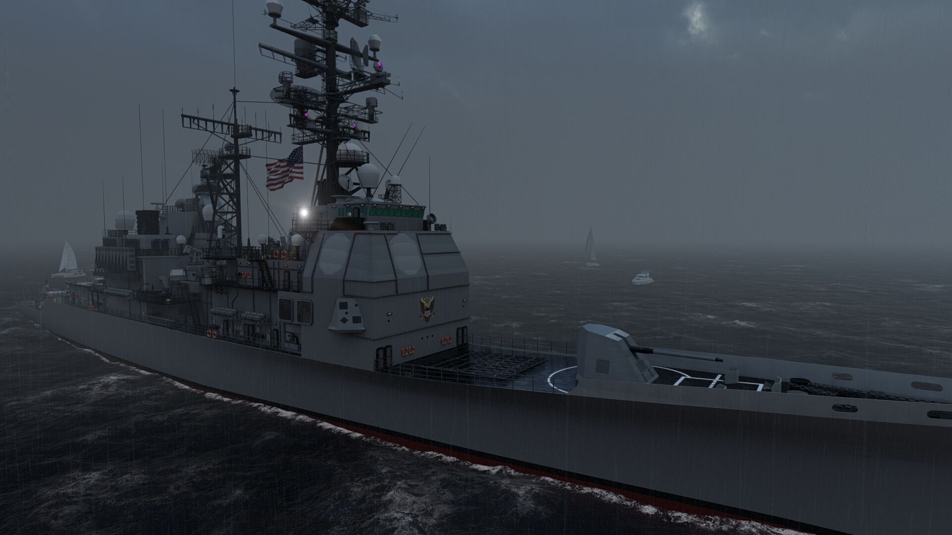 Ticonderoga class cruiser 3D model_28