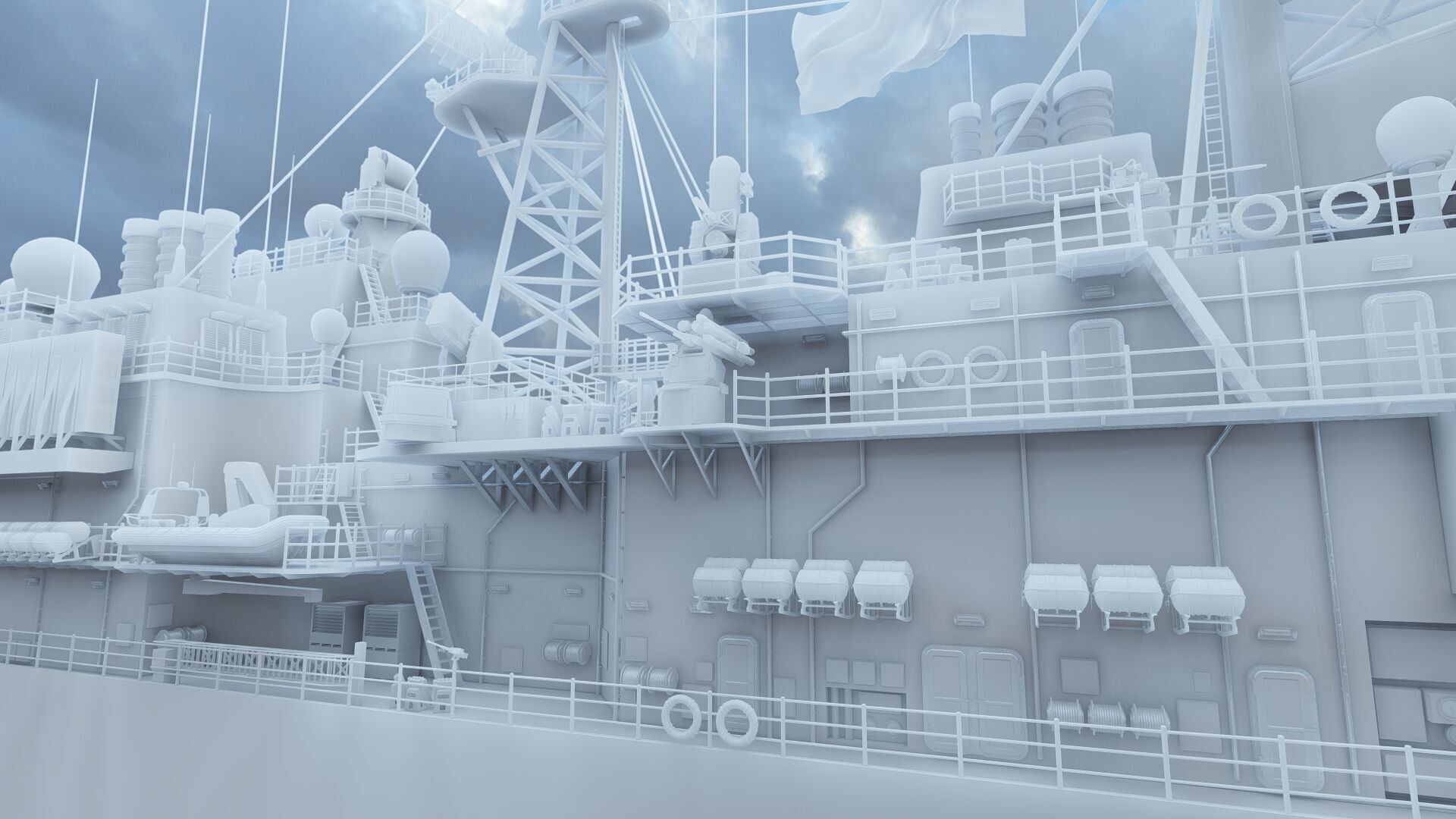 Ticonderoga class cruiser 3D model_30