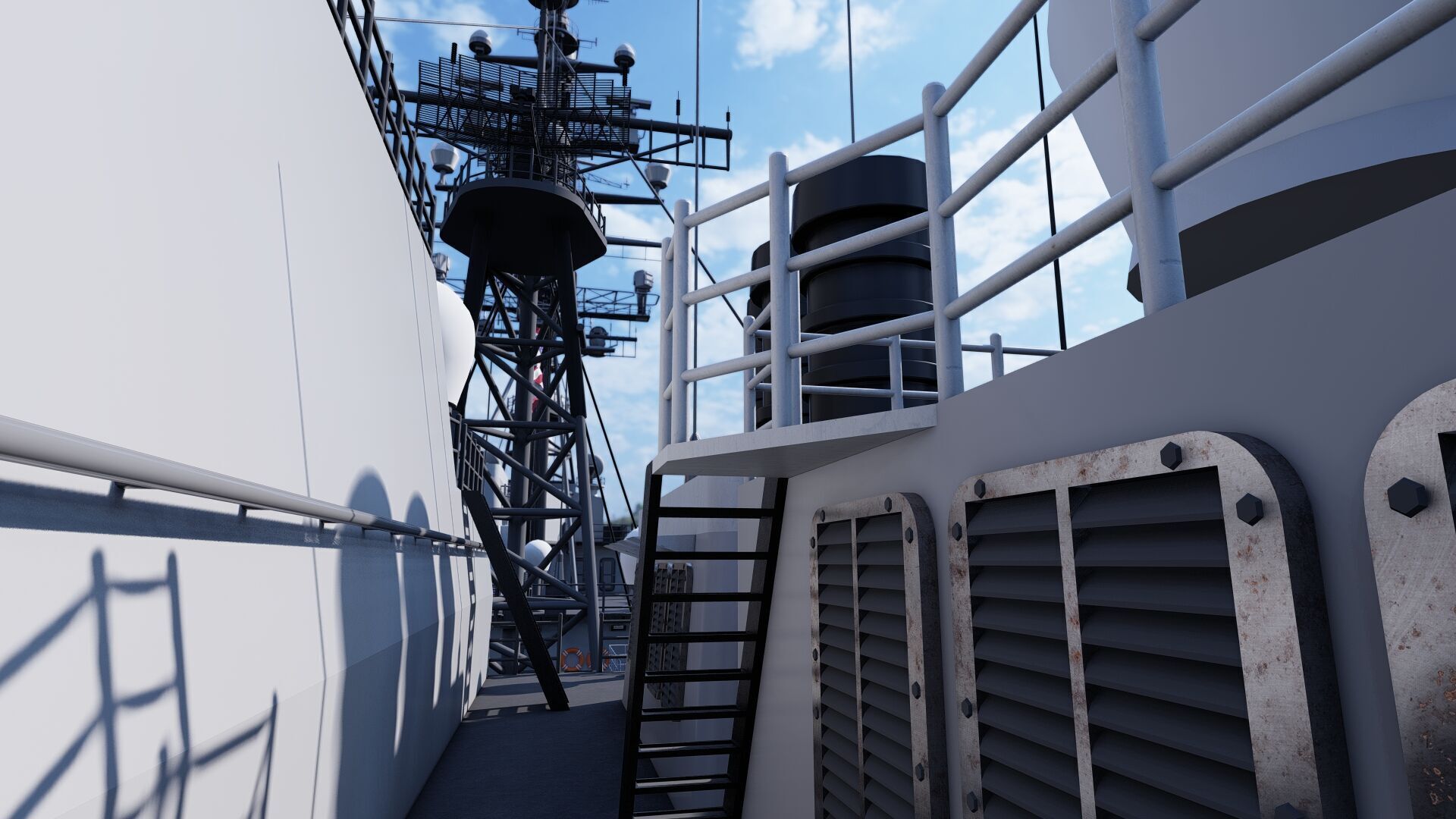 Ticonderoga class cruiser 3D model_17