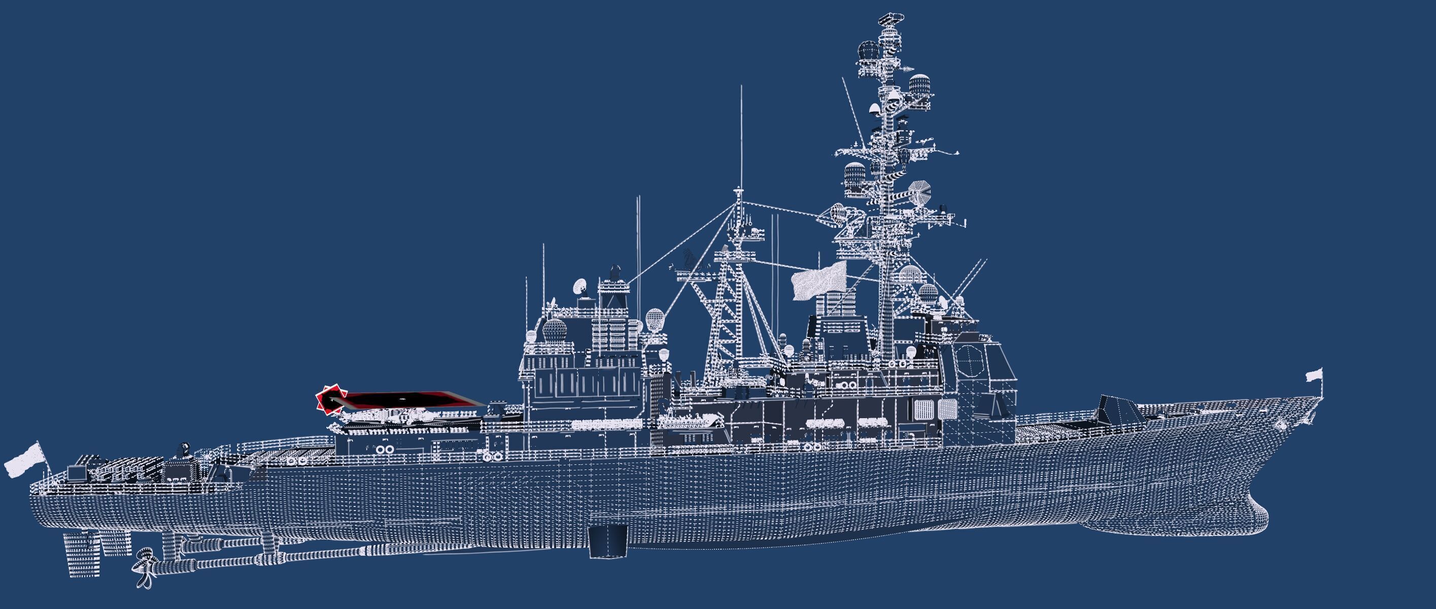 Ticonderoga class cruiser 3D model_33