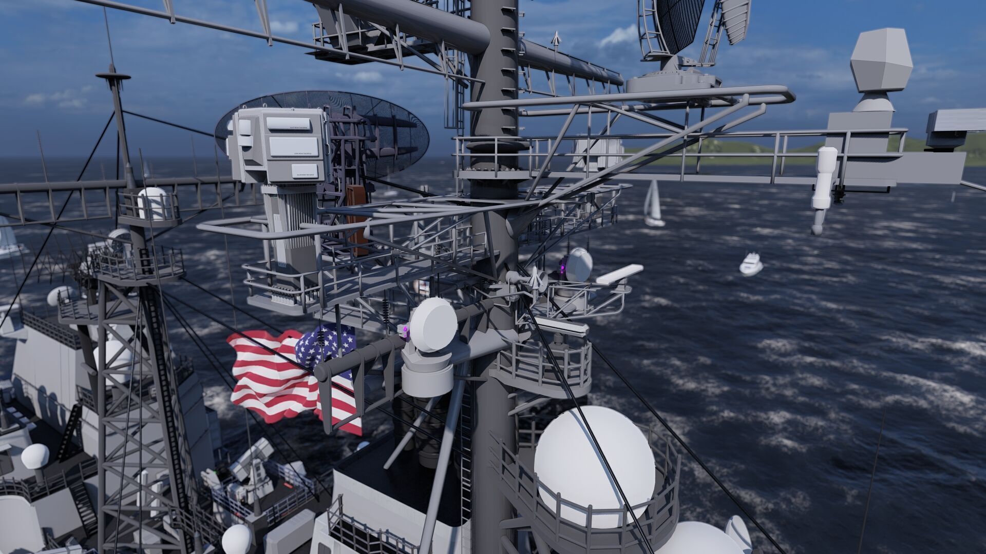 Ticonderoga class cruiser 3D model_24