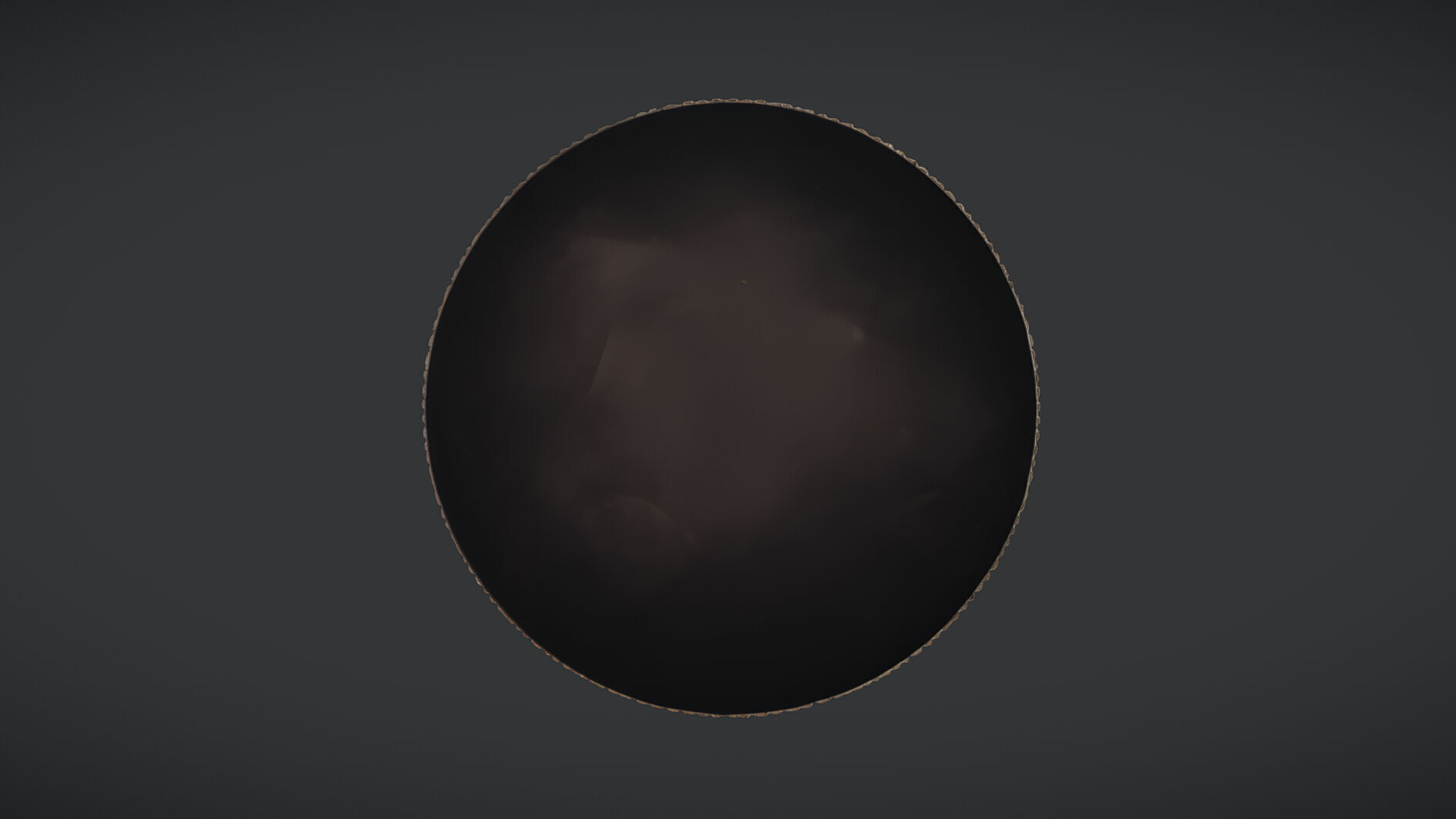 ornamental medallion with human face 3D model_3