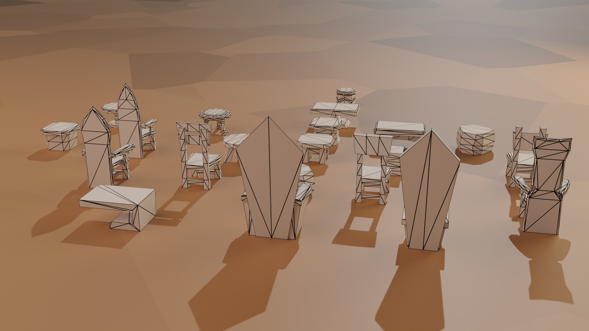 ChaiRs low-poly asset pack Low-poly 3D model_5