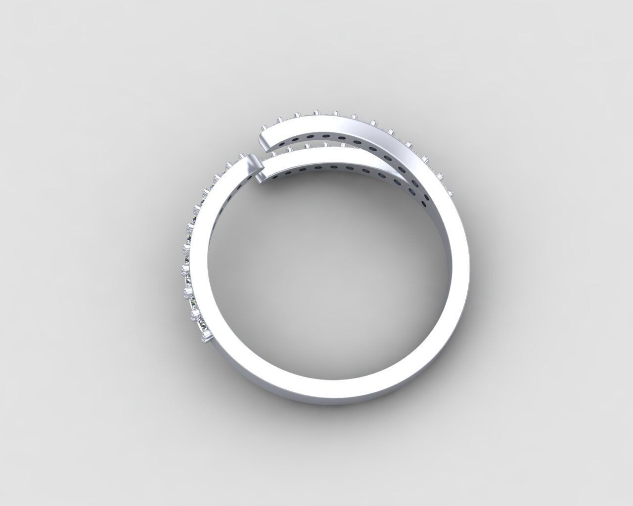 Light weight Modern ring 151-MW 3D print model_21