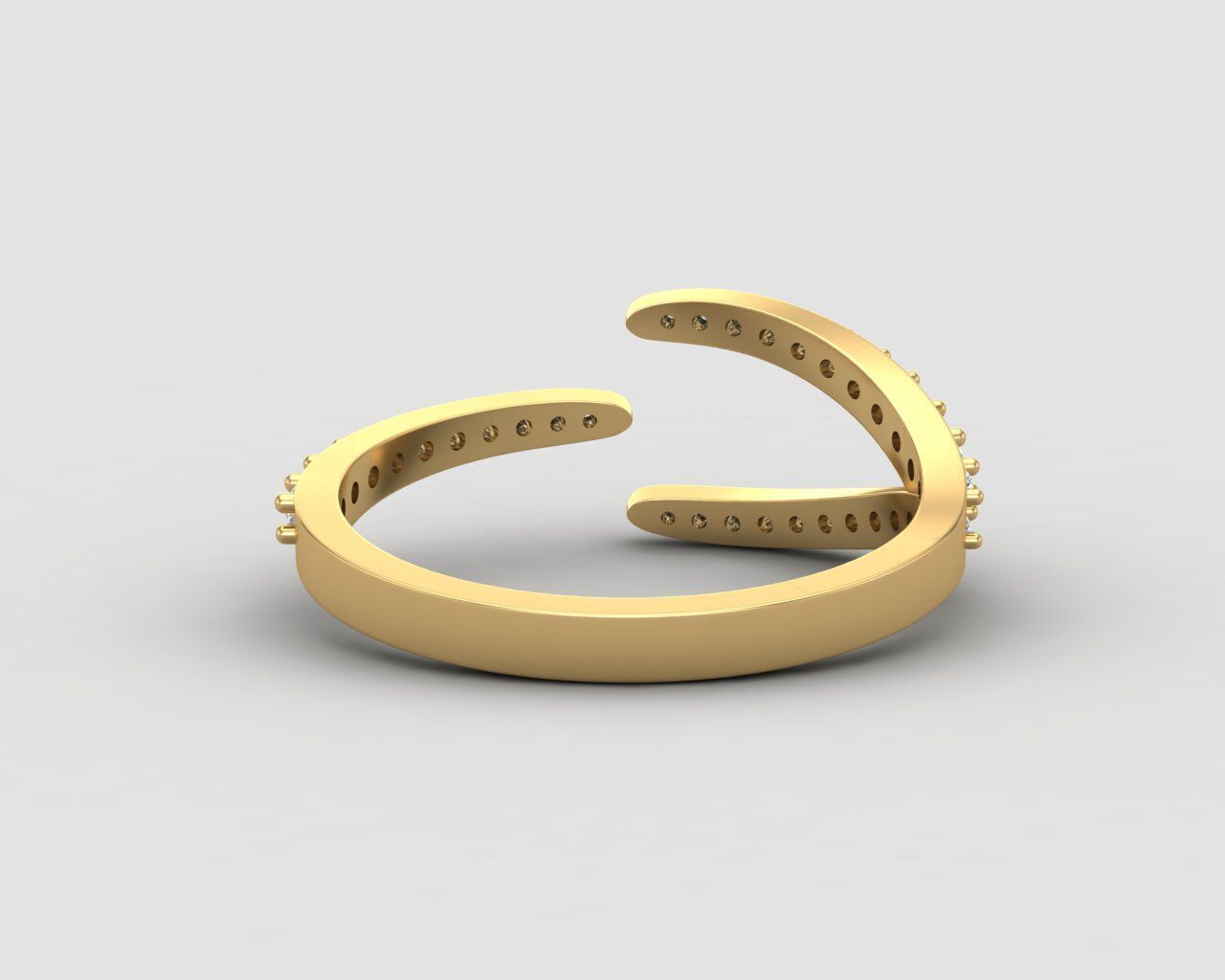 Light weight Modern ring 151-MW 3D print model_28