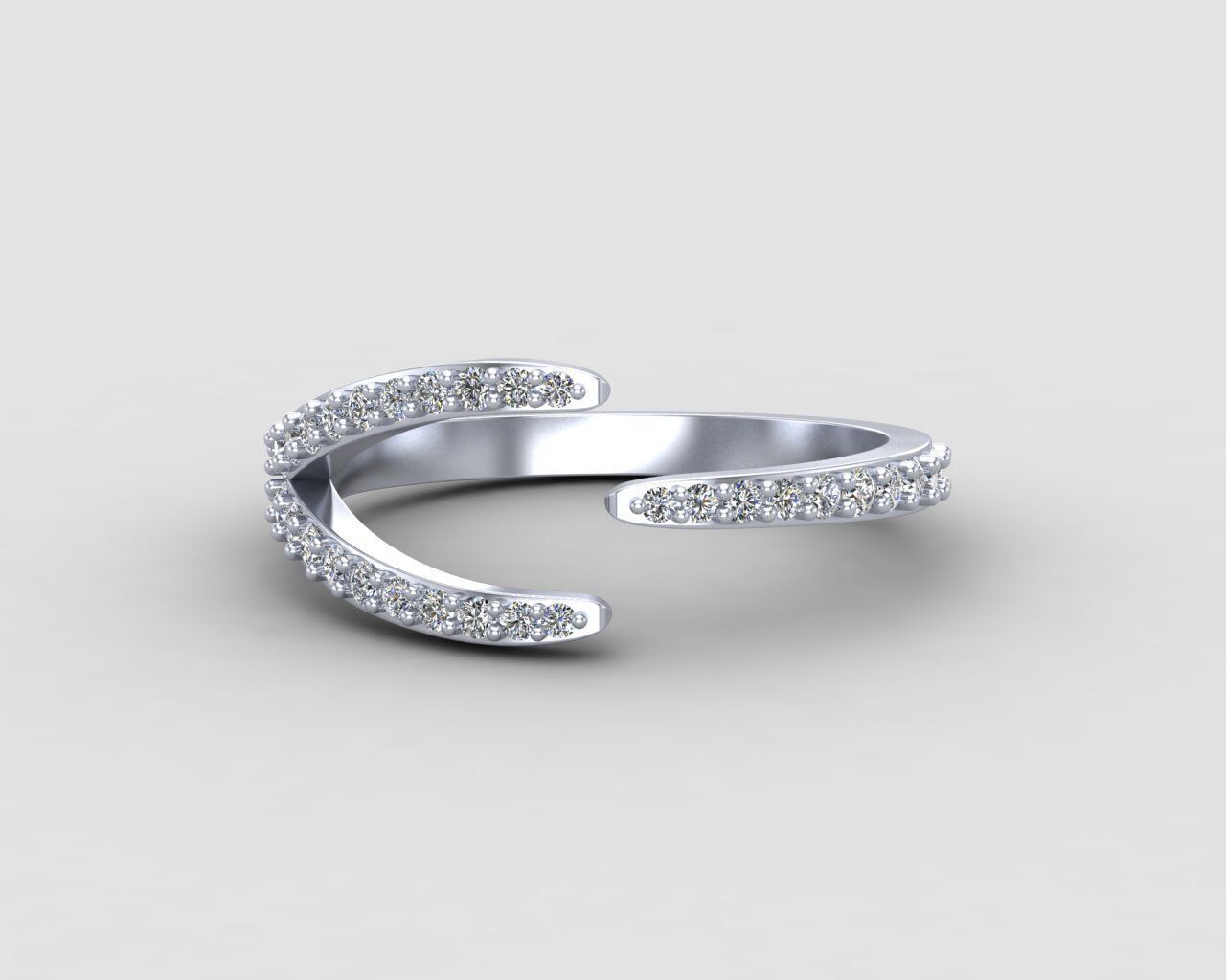 Light weight Modern ring 151-MW 3D print model_18