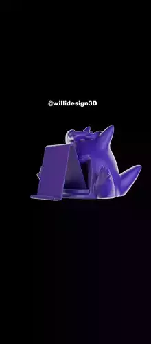 Soporte para telefono gengar gigamax pokemon