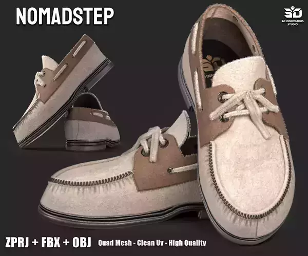 NomadStep  High-Quality 3D Shoe Model  3D model