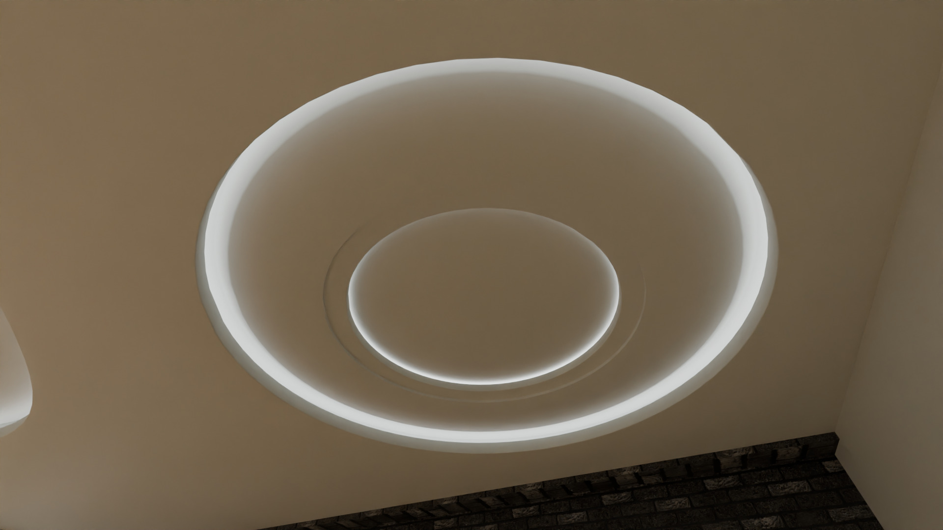 Realistic 3D Hall Interior Game and Animation Ready 3D model_6