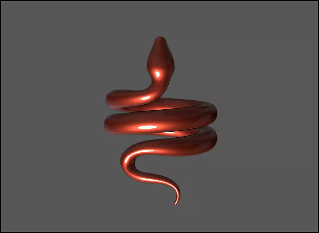 Snake Ring 3D Model Jewelry 3D print model