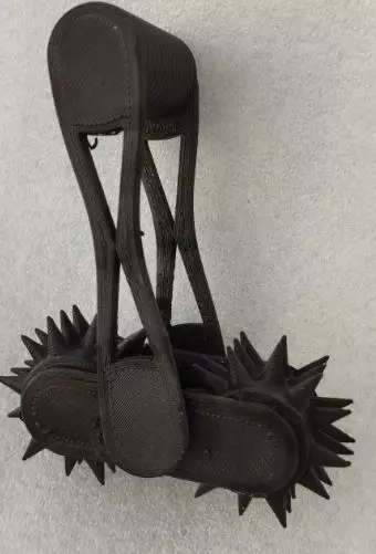 Double Spiked Roller 3D print model_0