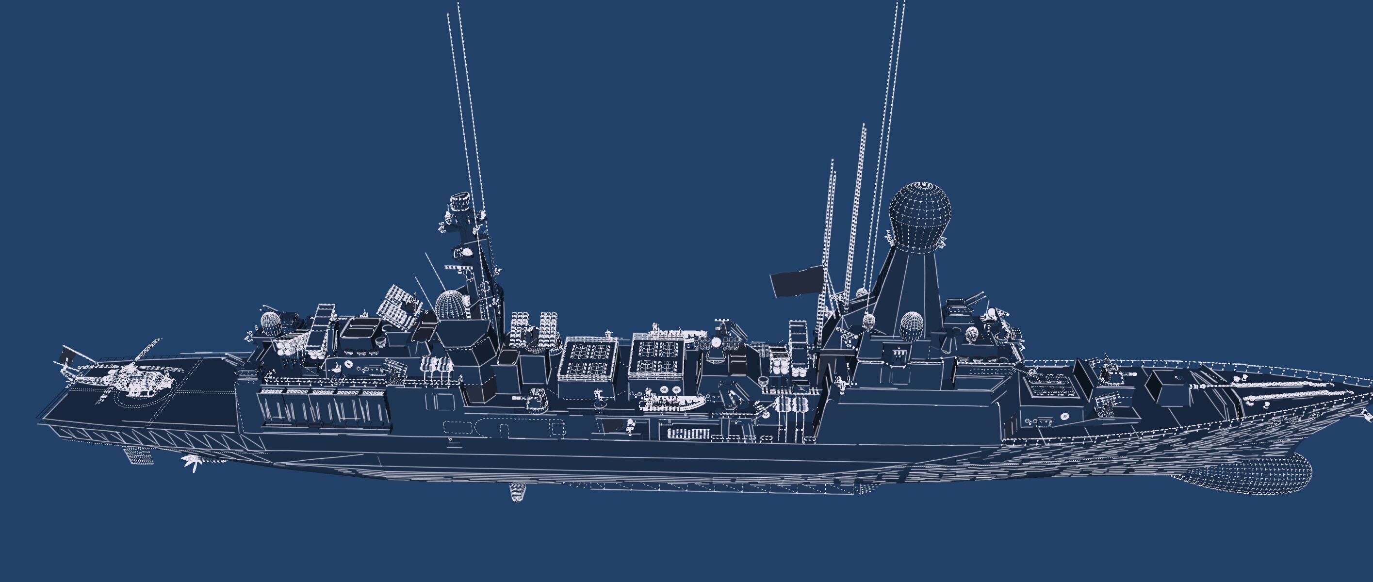 THERMOPYLES GREEK NAVY FRIGATE 3D model_42
