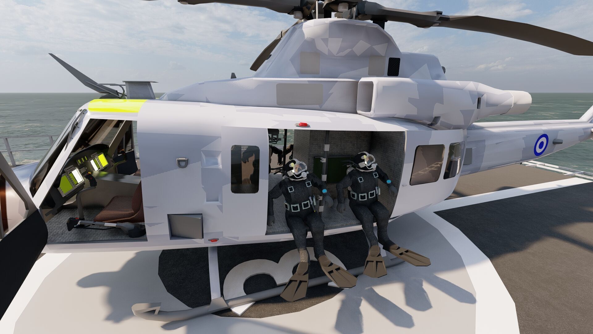 THERMOPYLES GREEK NAVY FRIGATE 3D model_10