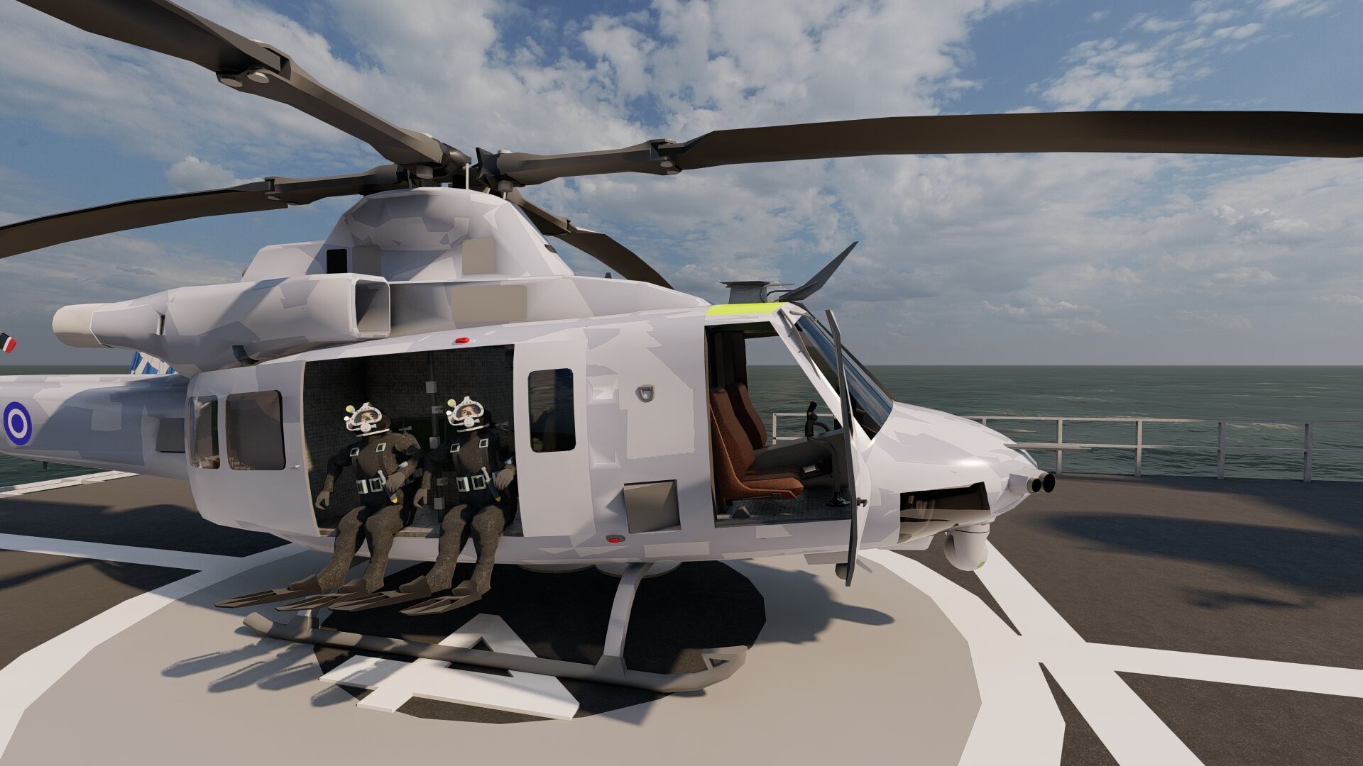 THERMOPYLES GREEK NAVY FRIGATE 3D model_9