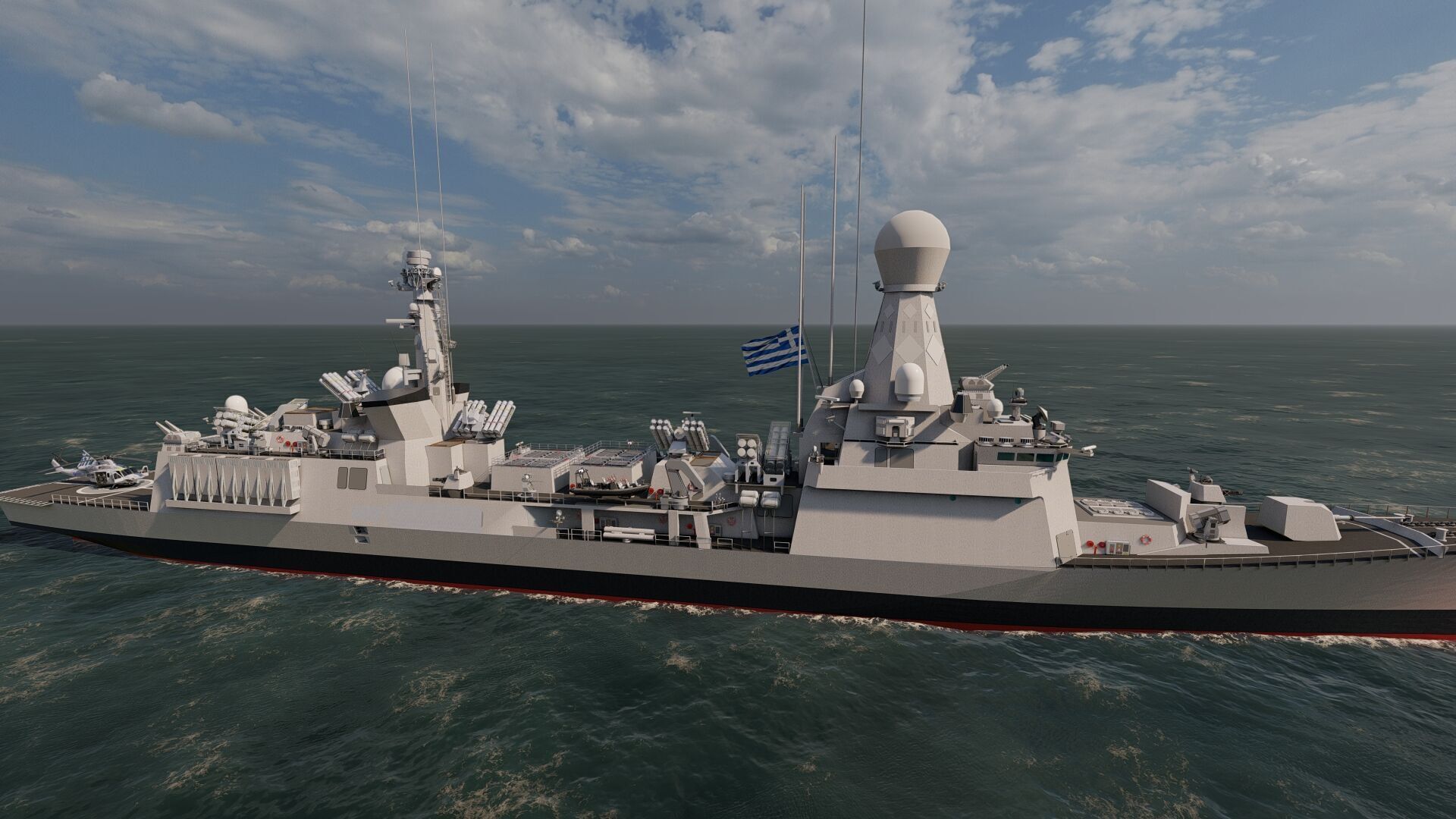 THERMOPYLES GREEK NAVY FRIGATE 3D model_4