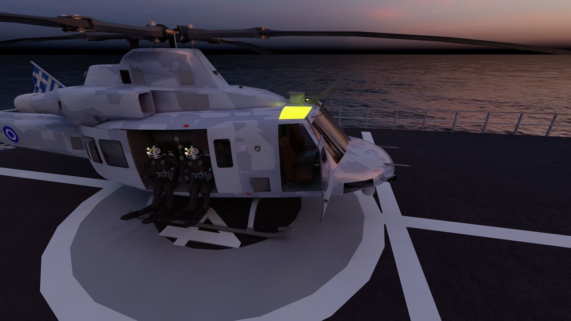 THERMOPYLES GREEK NAVY FRIGATE 3D model_30