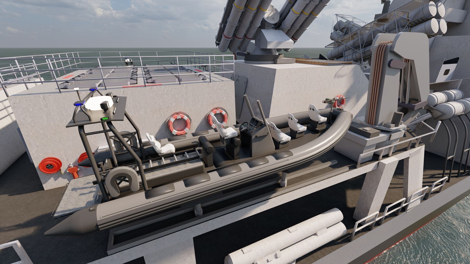 THERMOPYLES GREEK NAVY FRIGATE 3D model_18