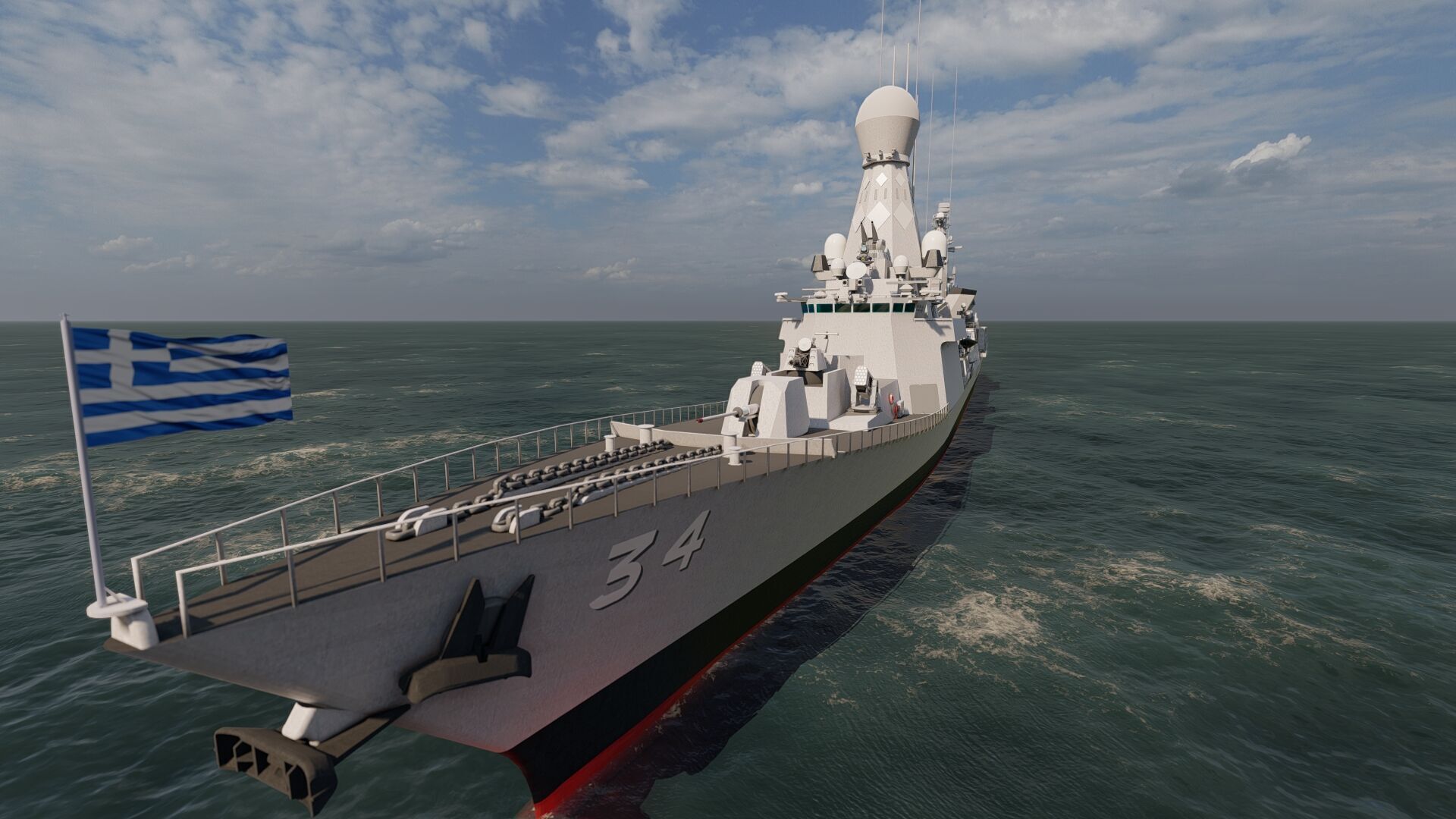 THERMOPYLES GREEK NAVY FRIGATE 3D model_3