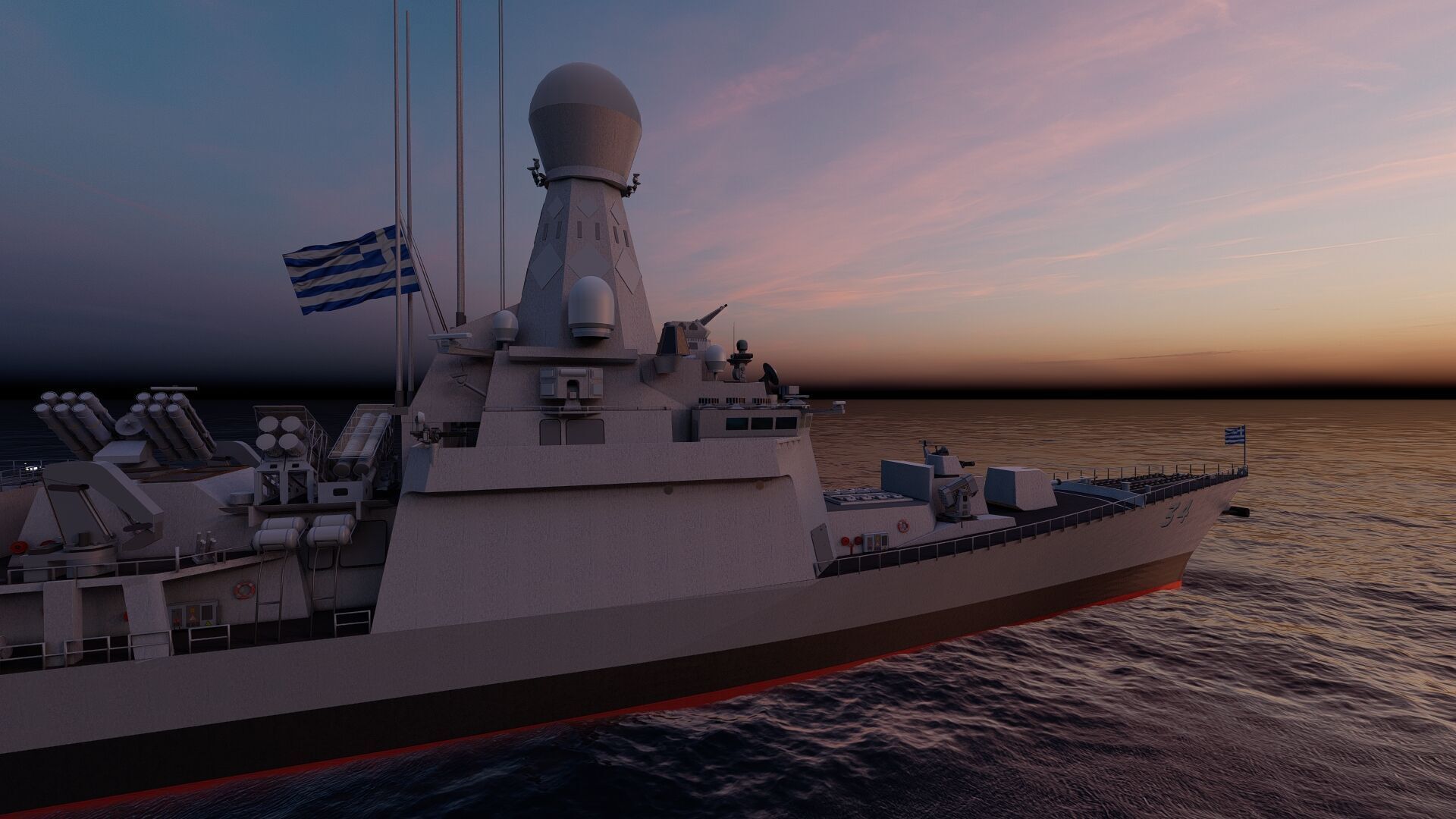 THERMOPYLES GREEK NAVY FRIGATE 3D model_32