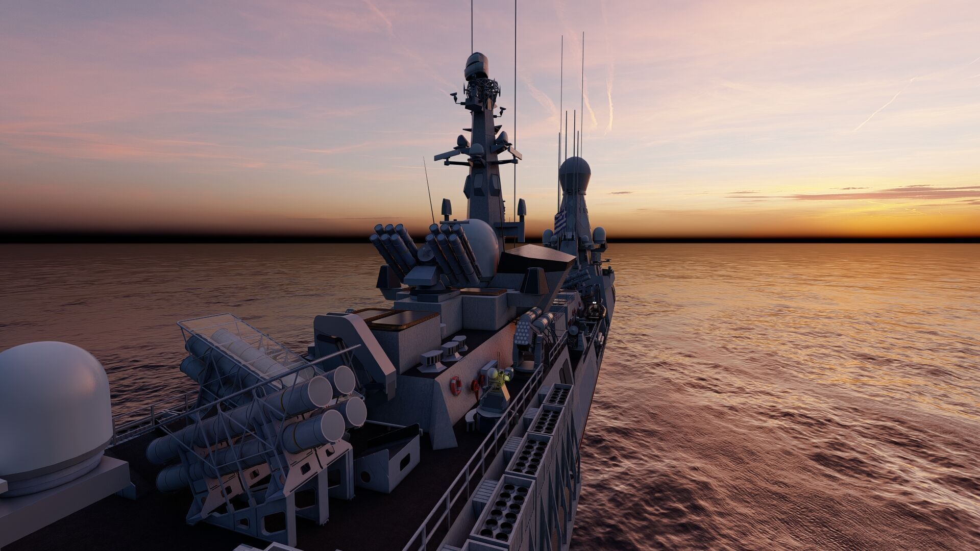 THERMOPYLES GREEK NAVY FRIGATE 3D model_31