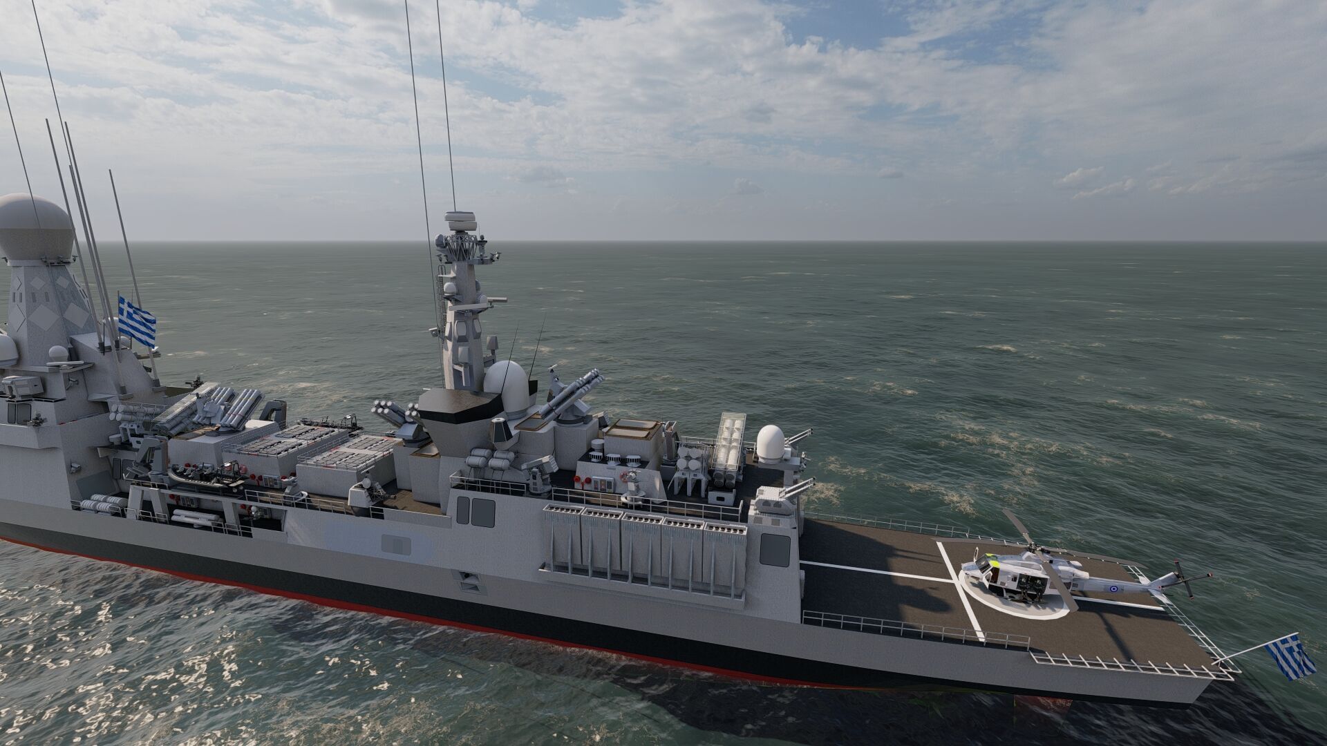 THERMOPYLES GREEK NAVY FRIGATE 3D model_2