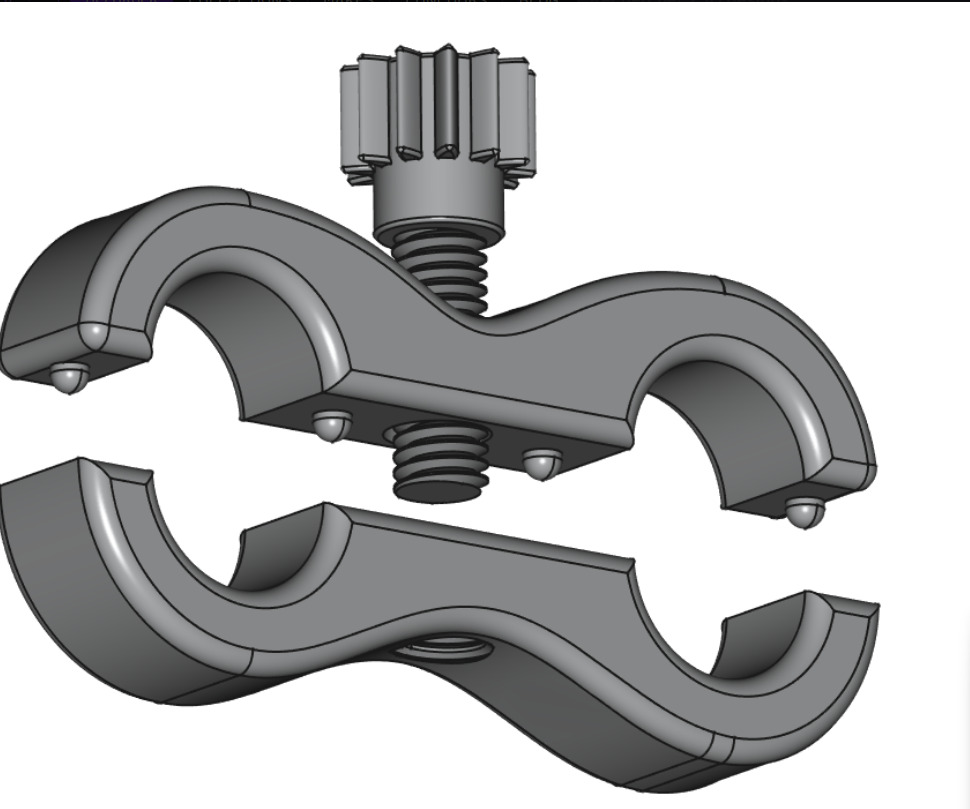 Thumbs and-or Toes cuffs 3D print model_1