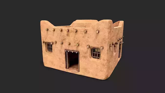 Clay Desert Egypt Village House 1