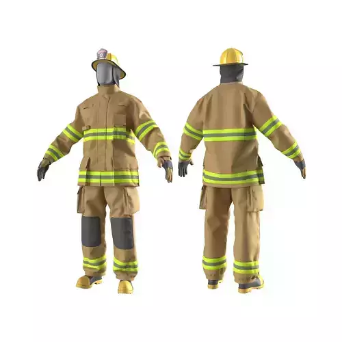 Firefighter Uniform  - Marvelous Designer