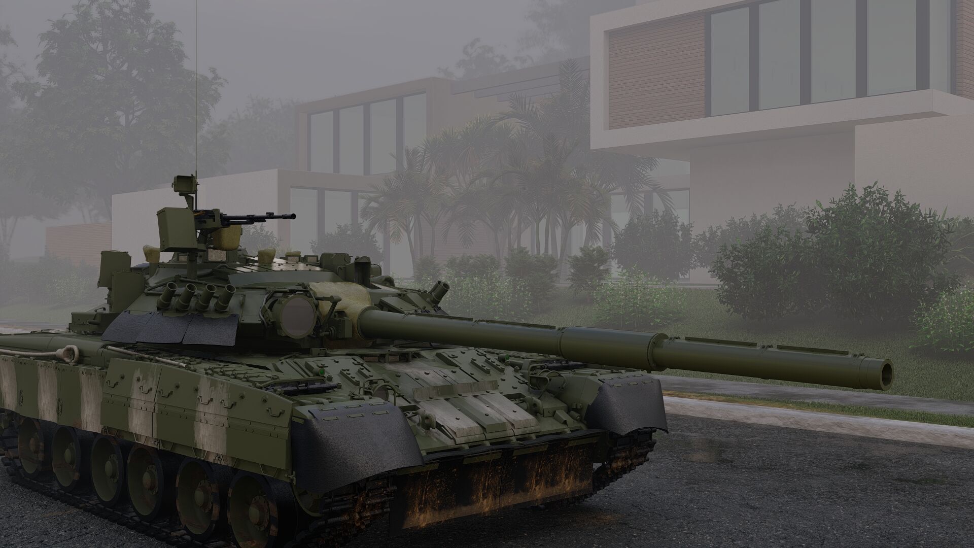TANK T-80 3D model_12