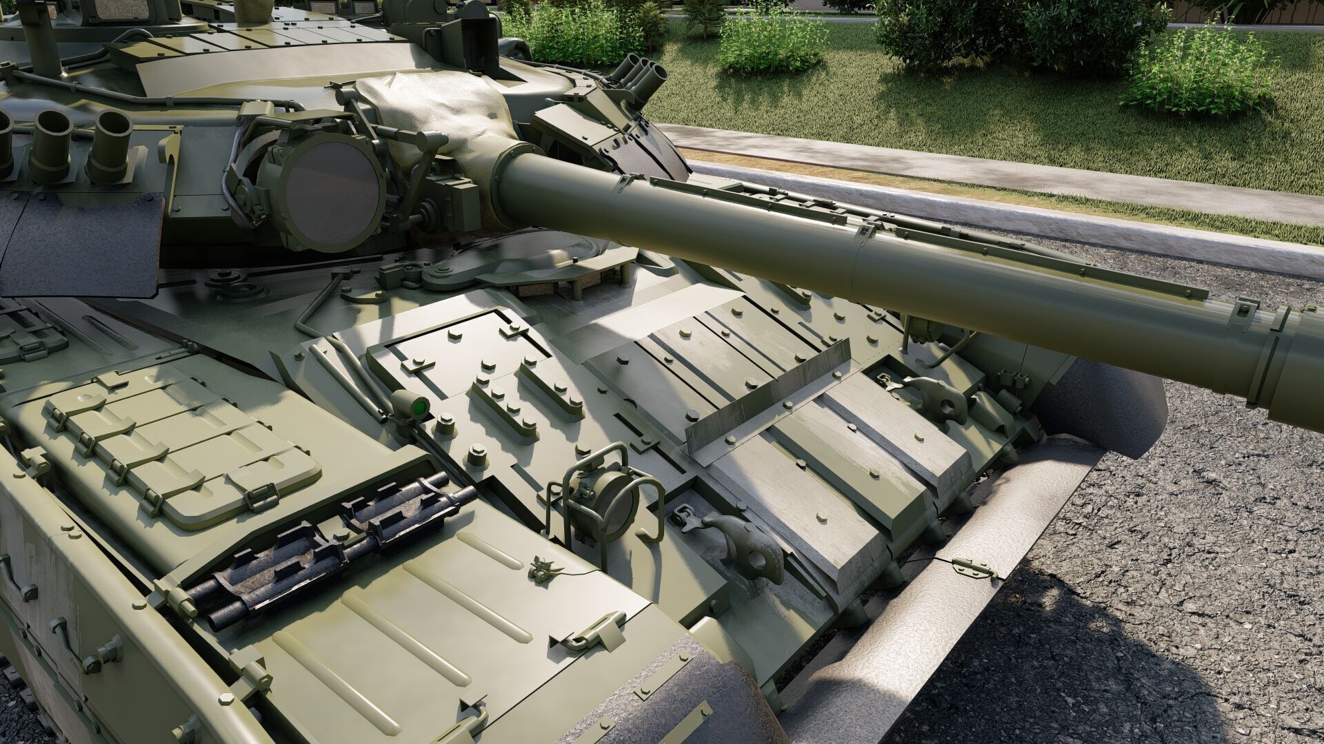 TANK T-80 3D model_5