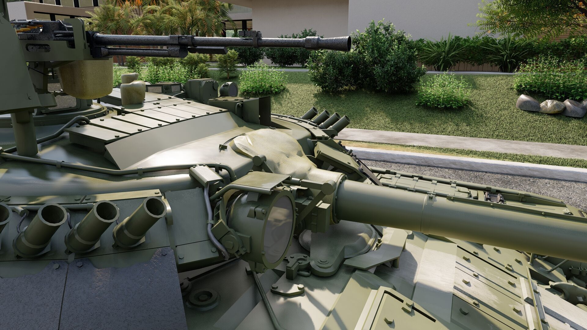 TANK T-80 3D model_6